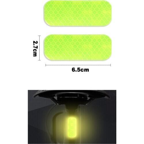 10 pcs Outdoor Safe Reflective Sticker for Car Bike Baby carriage Night fishing Camping Warning Sticker Strip Safety Car-styling