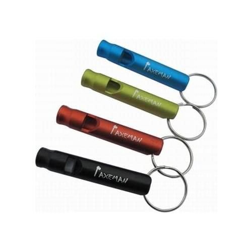 1 PC Aluminum Alloy Survival Whistle with Keychain Emergency Pipe For Outdoor Travel/Camping 4 Colours