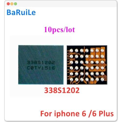 BaRuiLe 10pcs Small Audio U1601 338S1202 ic for iphone 6 6Plus Sound Voice Module Speaker Chip Parts