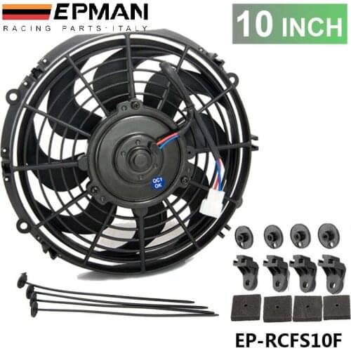 10" Universal EPMAN 12 V 70W Slim Pull Push Racing Electric Radiator Engine Cooling Fan EP-RCFS10F