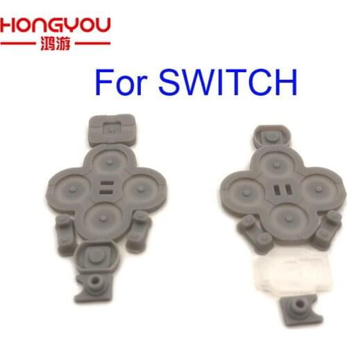 100pcs Original Rubber Conductive D-Pad Replacement Buttons Full set for NS Switch Left Right Joy-con Rubber Pad Repair Parts