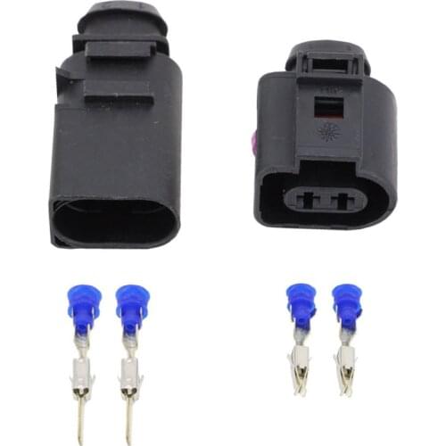 2 Pin 3.5mm VW male and female waterproof Horn plug with termina DJ7025A-3.5-11/21 1J0973722