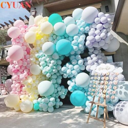 5inch Pastel Balloon Macarons Rainbow Candy Latex Balloons Birthday Party Decorations Adult Helium Globos Wedding Decor Ballon