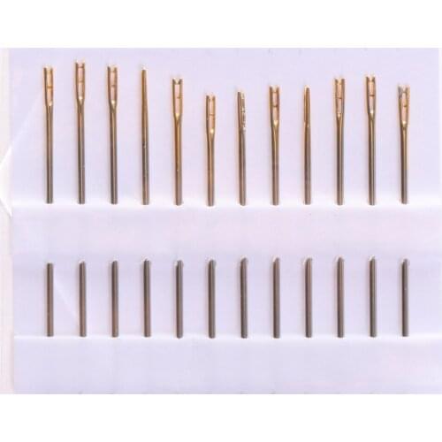 60 SELF THREADING SEWING NEEDLES EASY THREAD HAND SEWING ASSORTED SIZES