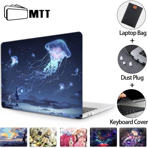 MTT Cute Laptop Case For Macbook Air Pro Retina 11 12 13 15 16 inch With Touch Bar Cartoon Anime Cover 13.3'' Laptop Sleeve Bag