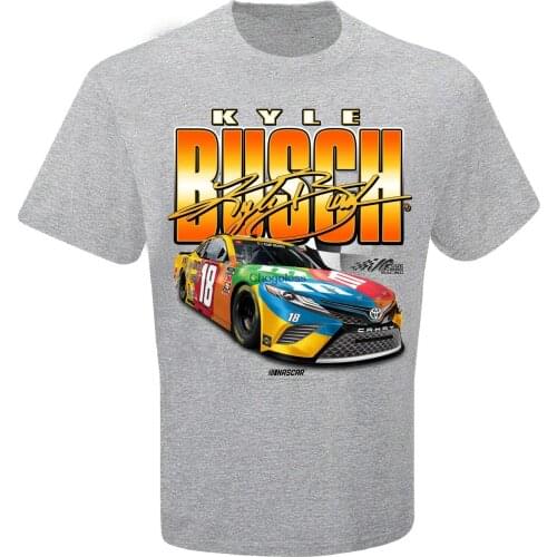 CAR FURNITURE Kyle -Busch 18 Checkered-Flag 2020 Tee Adult Unisex Shirt Hoodie Tank Top Long Sleeves Sweatshirt Customize