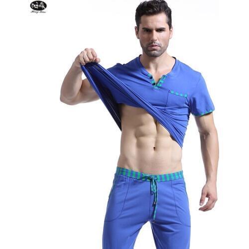 HongMiao Summer Men's Pajamas