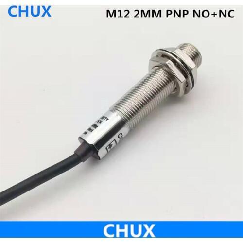 CHUX Inductive Proximity Sensor PNP NO+NC IM12-2-DPC 6-36V 2mm Sensing Distance Detection Switch