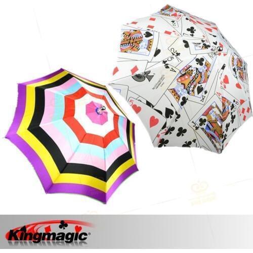 Best Q Umbrella Production Colorful (Medium) Card Umbrella Production (Medium) 43cm Professional Stage Props Magic Tricks