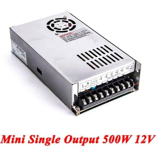 Mini Switching Power Supply,500W 12v 41.6A Single Output Ac-dc Power Supply For Led Strip,AC110V/220V Transformer To DC 5V