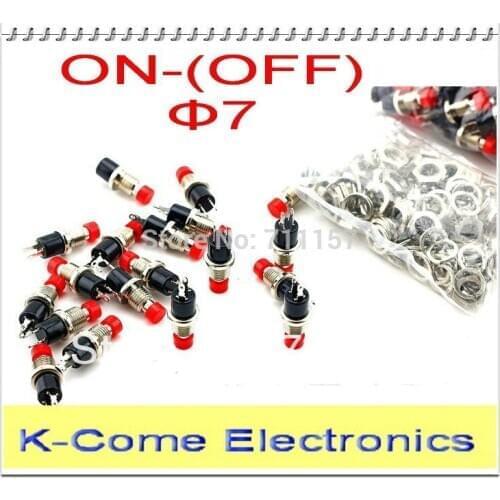 NO Normally Open Mini Momentary Spring Return Push Button Switches 2Pin 6 Color Optional