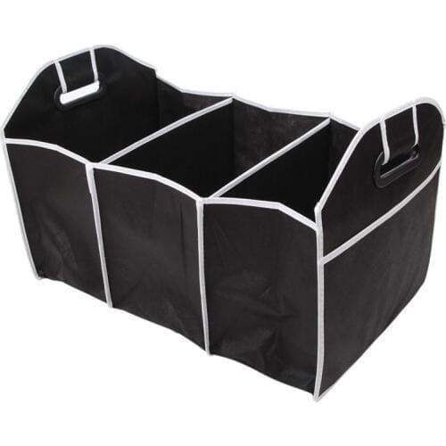 Non-woven Auto Car Trunk Stowing Styling Accessories Organizer Toys Food Storage Collapsible Truck Cargo Container Bags Box