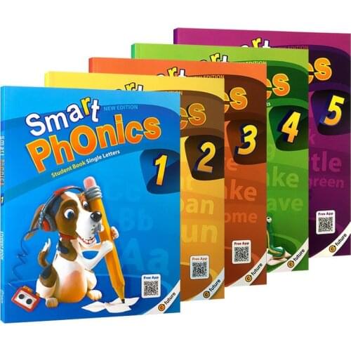 Smart Phonics Natural Spelling ChildrenS English 1/2/3/4/5 Teaching Materials Full Set Of English Educational Toys