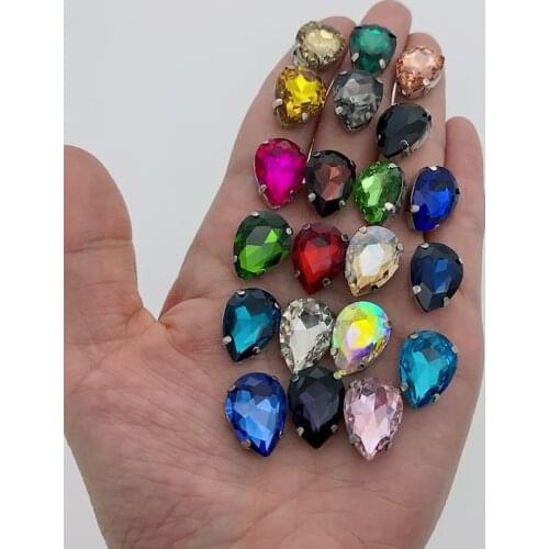 Wholesale fashion tear drop claw rhinestone rhinestone dress