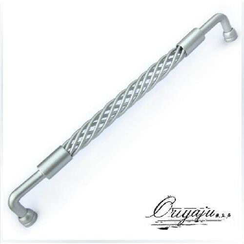 KB05-300mm modern European style of cabinet door handle rural wardrobe drawer handle Champagne silver products