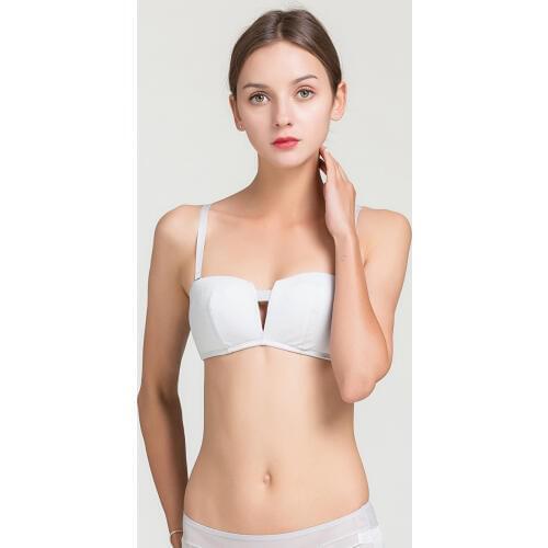 Silk Bra Sexy Thin Smooth Steel Ring Bra Silk Seamless Breathability
