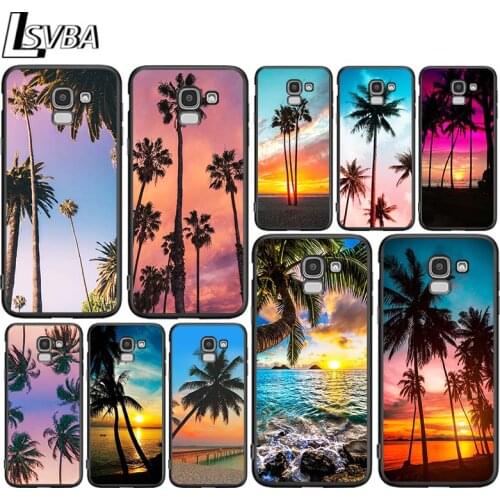 Palm Tree Sunshine for Samsung Galaxy J2 J3 J4 Core J5 J6 J7 J8 Prime duo Plus 2018 2017 2016 Silicone Phone Cover