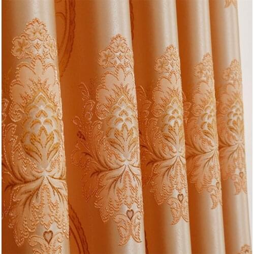 Modern Curtains for Living Dining Room Bedroom European Style High-precision Yarn-dyed Jacquard Curtains Product Customization