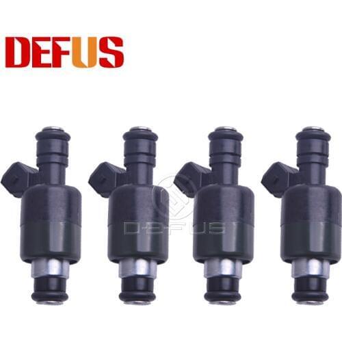 DEFUS 4X 17109450 Fuel Injector Bico Nozzle For DAEWOO Nexia Lanos Espero Nubira 1.5 1.6 16V 96-99 Injection FJ10624-11B1 251740