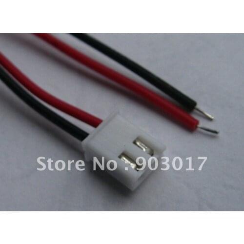 1000 pcs XH2.54 Pitch 2.54mm 2 Pin Female Polarized Connector with 26AWG 8inch 200mm Leads