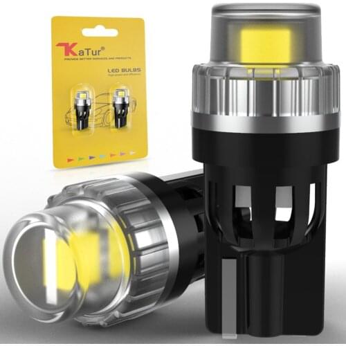 2x T10 LED Canbus Car Light Bulbs W5W 168 194 2825 LED 2835SMD Interior Lighting Side Dome Mirror Trunk Lamp Parking Light White