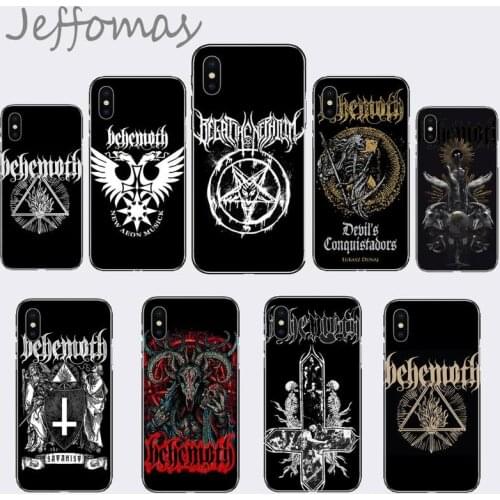 Cool Band Behemoth Soft Phone Cover For iphone 12 5 5s 5c se 6 6s 7 8 plus x xs xr 11 pro max