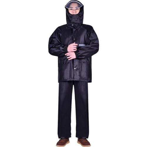 Adult Cycling Raincoat Suit Motorcycle Outdoor Waterproof Impermeable Mountaineering raincoat Yagmurluk Erkek Rain Gear BE50rc