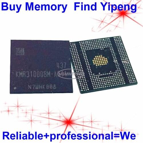 KMR310008M-A611 BGA221Ball EMCP 16+24 16GB Mobilephone Memory New original and Second-hand Soldered Balls Tested OK