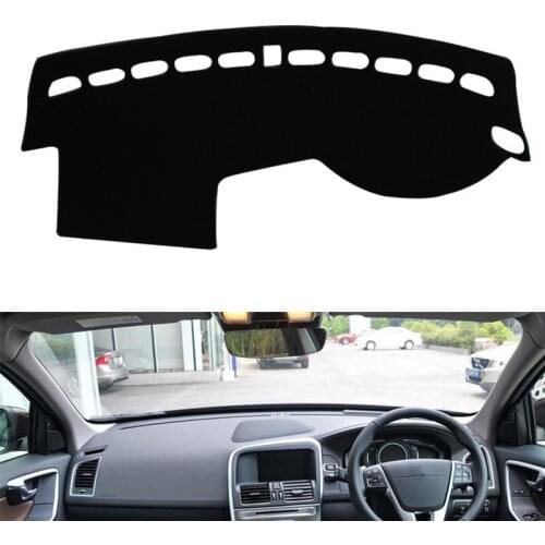 Car Dashmat Dash Mat Dashboard Cover Mat Pad Sun Shade Instrument Carpet Protector Accessories For Volvo XC60 S60 S60L 2012-2016