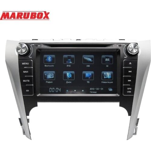 MARUBOX 8" 2 Din Car Radio for TOYOTA CAMRY (H) Car Mulitmedia Player Stereo with GPS Navigation, Bluetooth, DVD