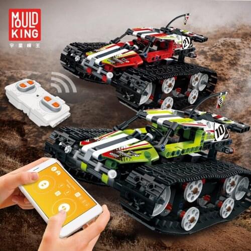 3 in 1 Multifunction RC Stunt Car Offroad Technology Building Block Toy Remote Control Track Car Childrens Educational Toy