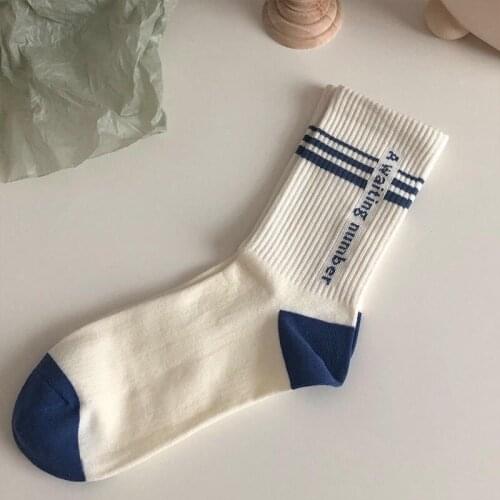 Unisex Funny Letter Pattern Socks for Women Casual Cotton Socks High Quality Harajuku Hiphop Streetwear Resistant lady thermal