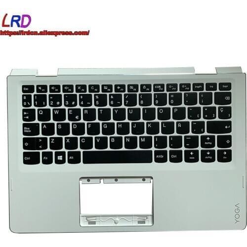New Original ES Spanish Keyboard with Shell C Cover Palmrest Upper Case for Lenovo Ideapad Yoga 310-11IAP Laptop 5CB0M36351