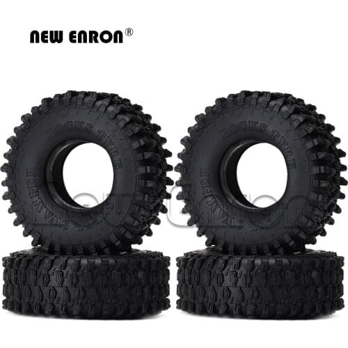 NEW ENRON 1.9" 1/10 Climbing Rock Crawler Super Swamper Rocks Tyre 4P For Traxxas TRX-4 Tamiya CC01 MST jimny RC4WD TF2 D90