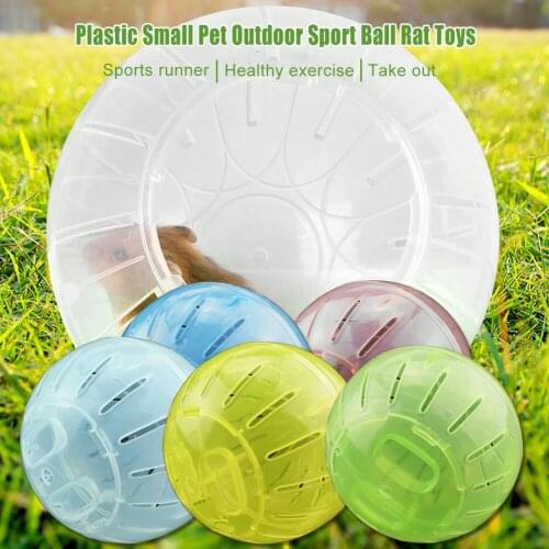 Plastic Outdoor Sport Ball Rat Toys Pet For Small Pet Hamster Gerbil Rat Exercise Balls Play Toys Rodent Mice Jogging Ball Toy