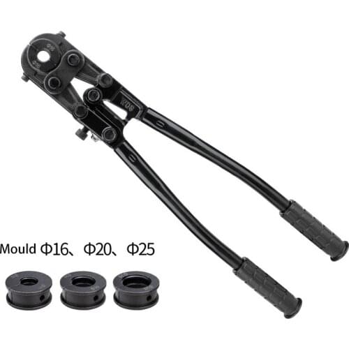 CW-1625 Manual Mechanical Pipe Clamp Wrench Stainless Steel Pipe Vice Pliers For Copper Tube Sleeve Aluminium Plastic