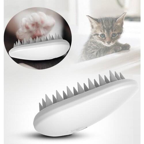 Cat Accessories Dog Hair Removal Silicone Massage Comb Pet Hair Cleaning Brush Cats Dogs Supplies Puppy Kitten Bath Clean Brush