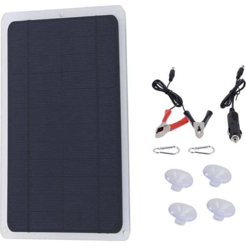 20W 12V Solar Panel Solar Cell Panel Charger Power Supply Board for Charging Car RV Boat Mobile Phone