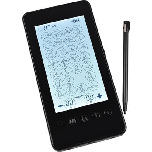 TENS EMS Massager Muscle Stimulation Electric Personal Nerve Stimulator Dual Channel 28 Mode LCD Display Massager Body +4Pads