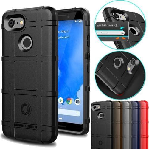 Slim Matte Hybrid Armor Case Shockproof Anti Fingerprint TPU Rubber Hard Skin Back Cover For Google Pixel 3 / Pixel 3 XL XL3
