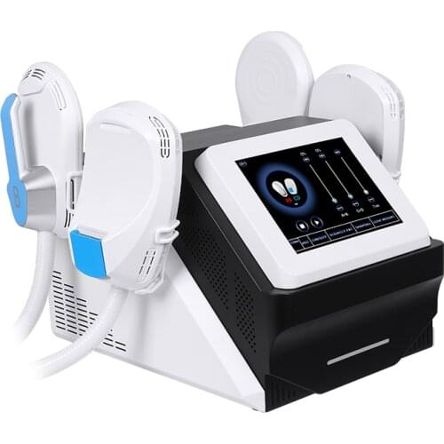 Upgraded Version Magnetic Stimulation HI-EMT Muscle Stronger Fast Building Body Sculpture Machine With 4 Handls 5000W Big Power