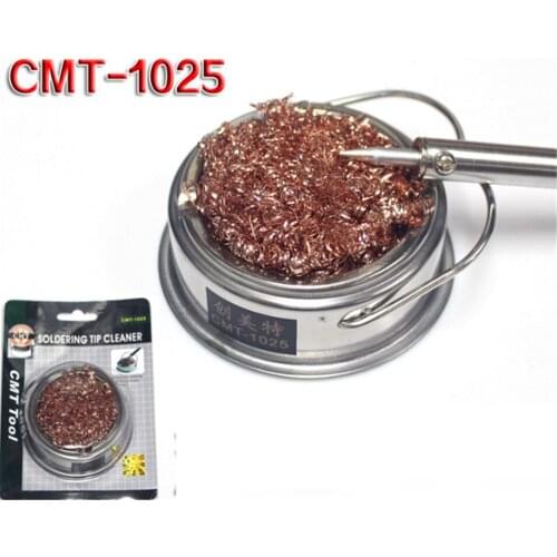 1pcs Wire With Stand Set Welding Soldering Solder Iron Tip Cleaner holder nozzle cleaning nozzle unit Clean ball