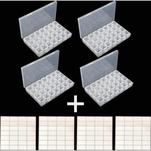 4/28/56 Lattices Diamond Embroidery Accessories diamond painting Boxes Cross Stitch Cases Storage Organizer