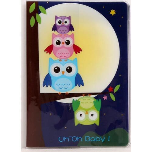 Travel Accessories Cartoon Cute Owl Animals Passport Holder PVC Leather Travel Passport Cover Case Card ID Holders 14cm*9.6cm