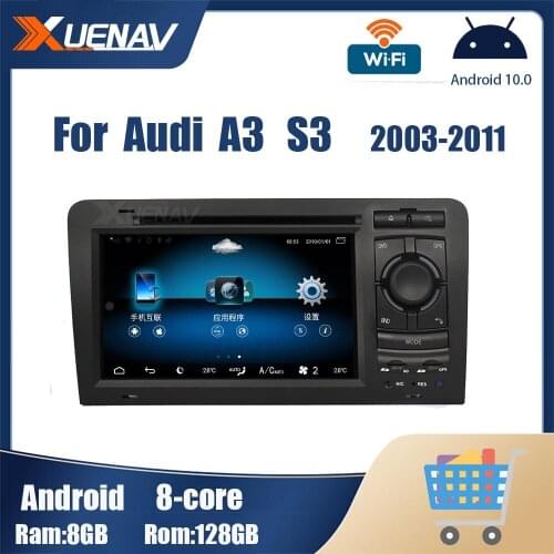 Android Car Multimedia Player for Audi A3 S3 2003-2011 GPS Radio Stereo wireless carplay 2 din HD Touch Screen head unit