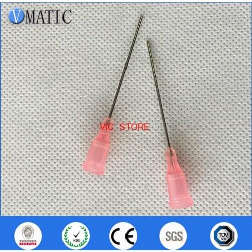 Free Shipping 100Pcs 1.5'' 20G TE Premier Dispensing Tips Dispense Syringe Needles 1-1/2 Inch