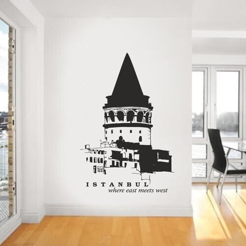 Bisticker S-113 "Istanbul Galata Tower" Wall Sticker