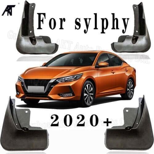 4pcs/lot 4pcs/lot For Nissan Sylphy Sentra 2020 Mudflaps Splash Guards Car Front rear wheel Mud Flap Mudguards Fender Modified s