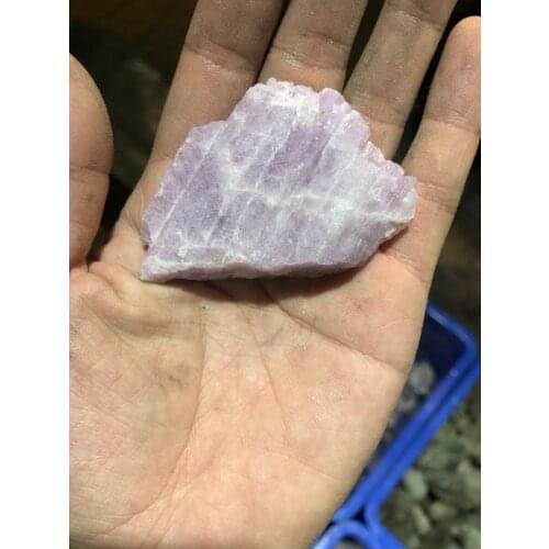 Wholesale 1pcs 100% Natural Kunzite Bead Raw Miner Material Speciment Display, Warping Cutting,Hand Jewelry 30mm
