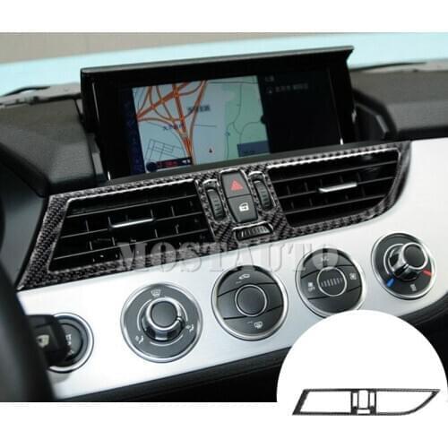 For BMW Z4 E89 Carbon Fiber Centre Console Air Vent Outlet Trim Cover 2009-2016 1pcs Car Accessories Interior Car Decor Car Trim